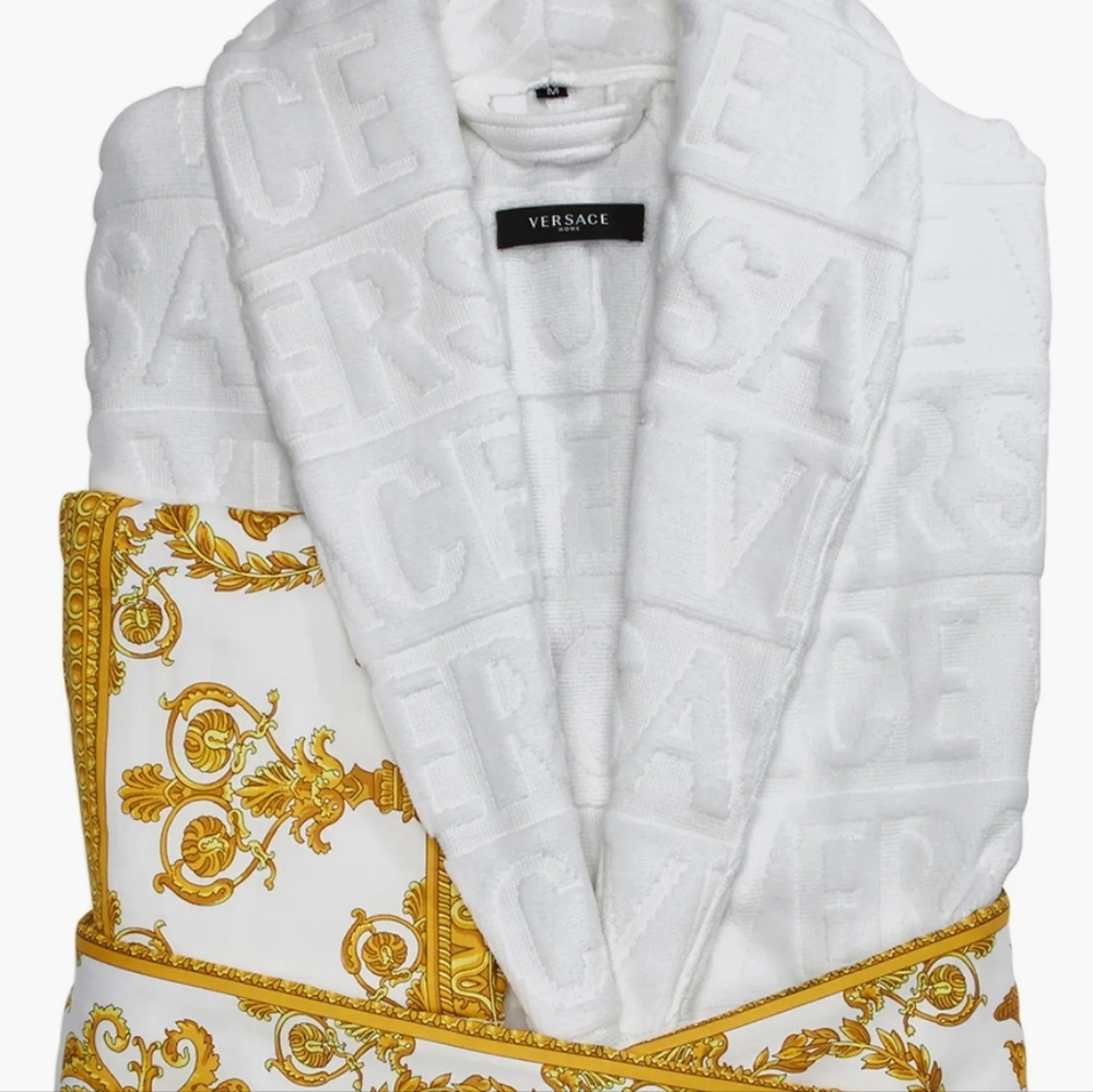 Sale: White Versace Robe w/ Tag & Box! - XL